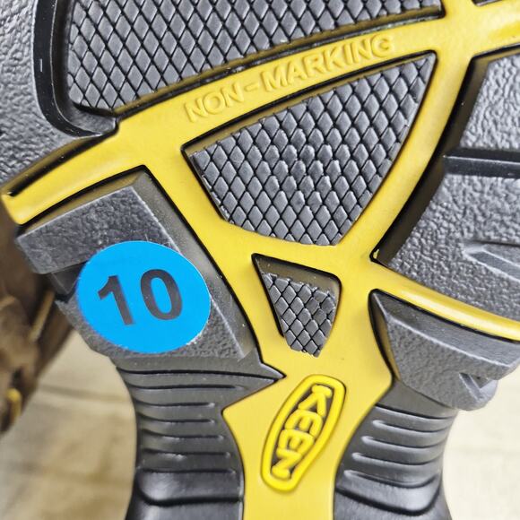 KEEN Utility Men's Braddock Mid Steel Toe WP Work Shoe Size 10 D Brown - Picture 10 of 11